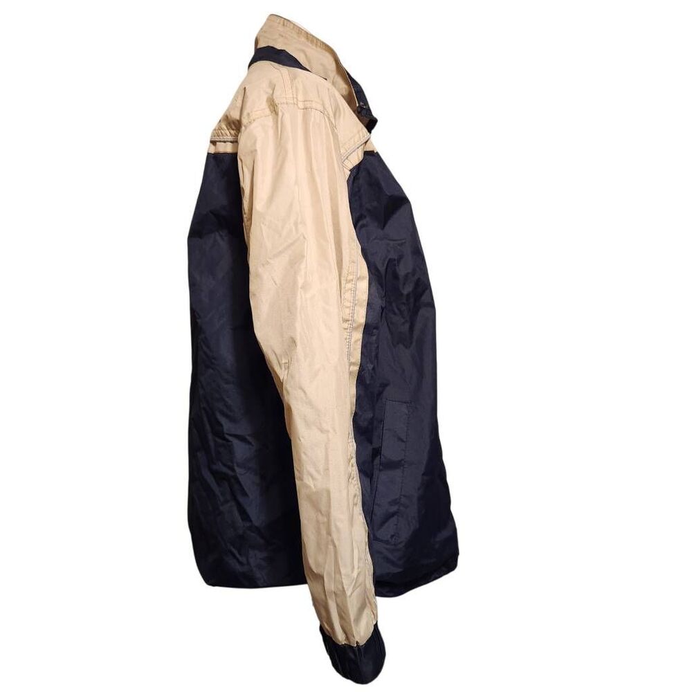 GoGo Sports Maui turtle jacket windbreaker navy tan medium - Picture 4 of 10
